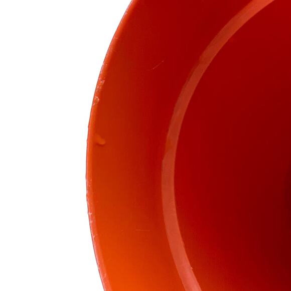 Vintage Tupperware Early 70's Orange Pitcher 2.2 Liter Push Button Vacuum Lid - Picture 6 of 9